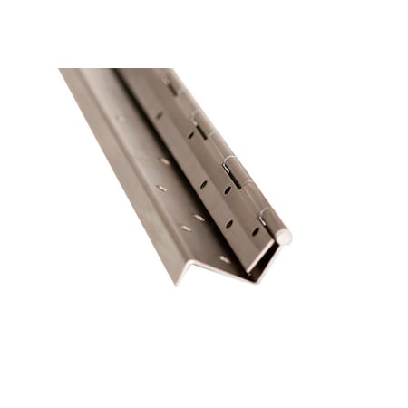 Stanley HM Continuous Hinge, Barrel, Swing Clear, Stainless Steel 656 UL SC DOOR HINGE    7'    32D STS